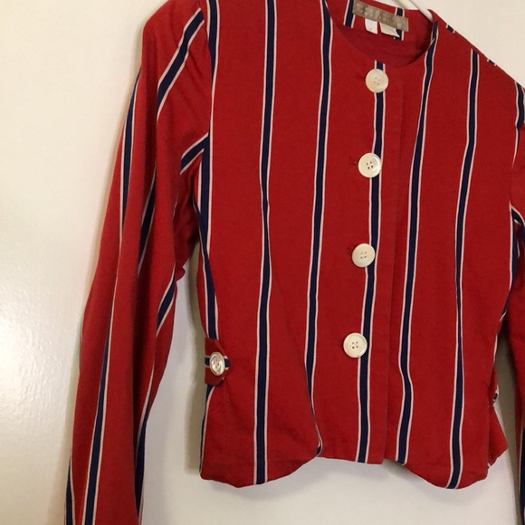 Striped vintage blazer - Picture 3 of 4